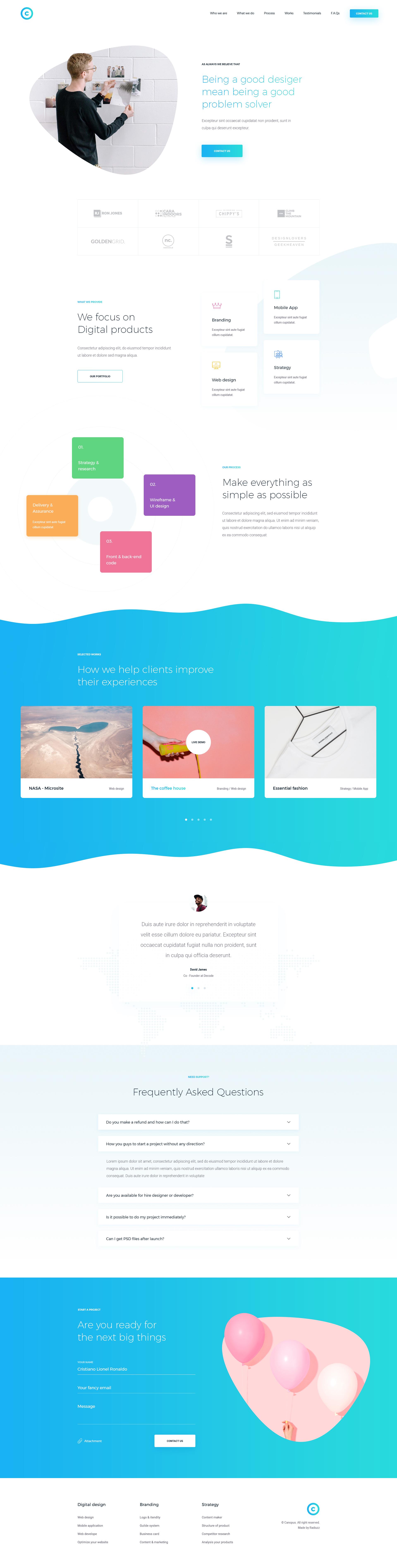 Canopus - Multipurpose HTML Template screenshot 1