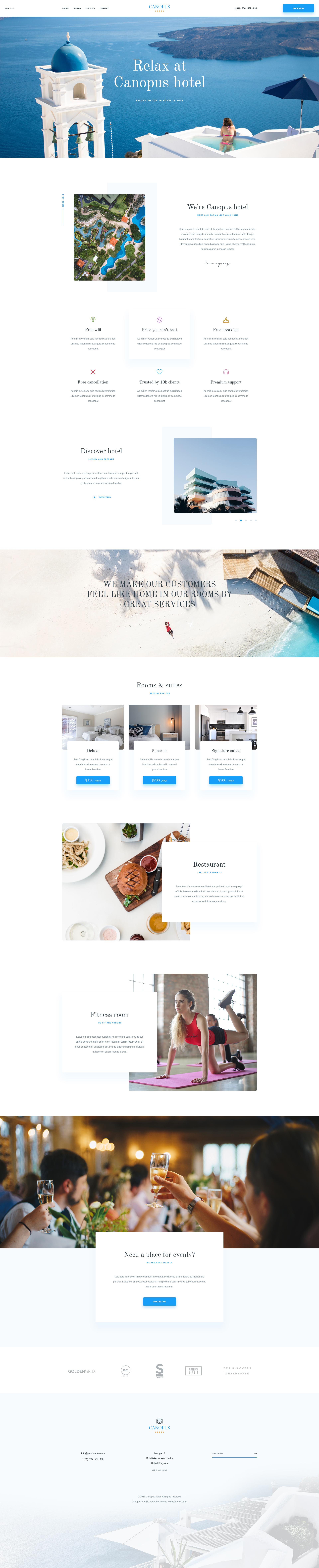 Canopus - Multipurpose HTML Template screenshot 5