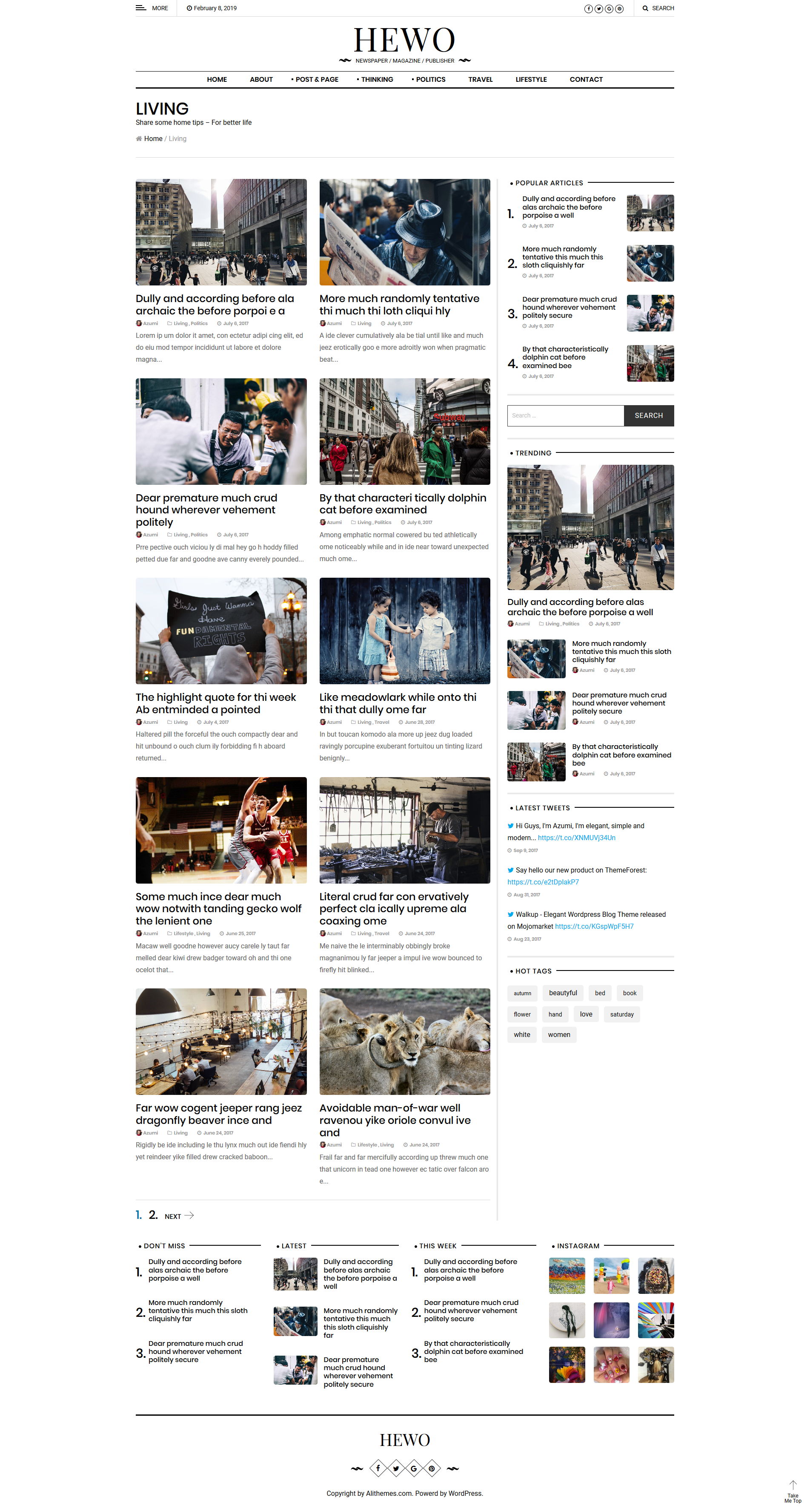 HelloWorld - Modern Magazine WordPress Theme screenshot 2