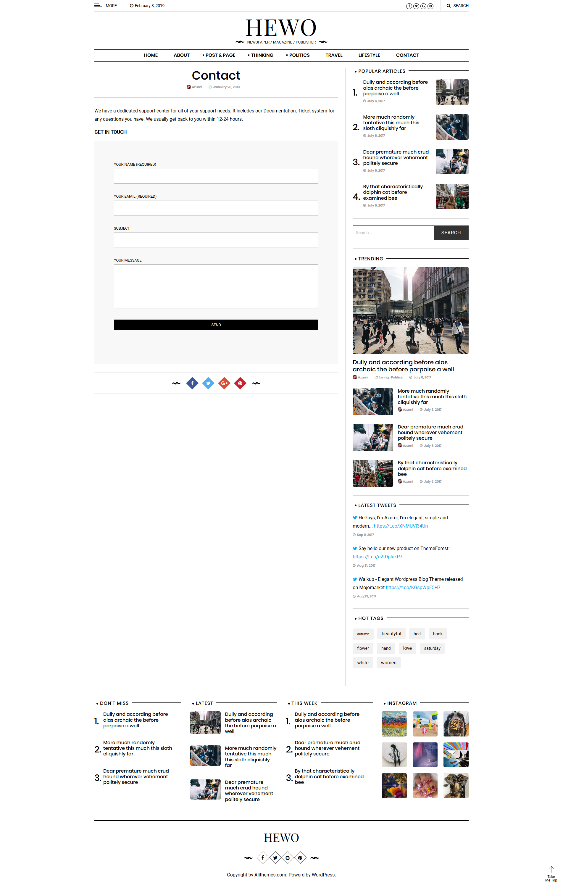HelloWorld - Modern Magazine WordPress Theme screenshot 3