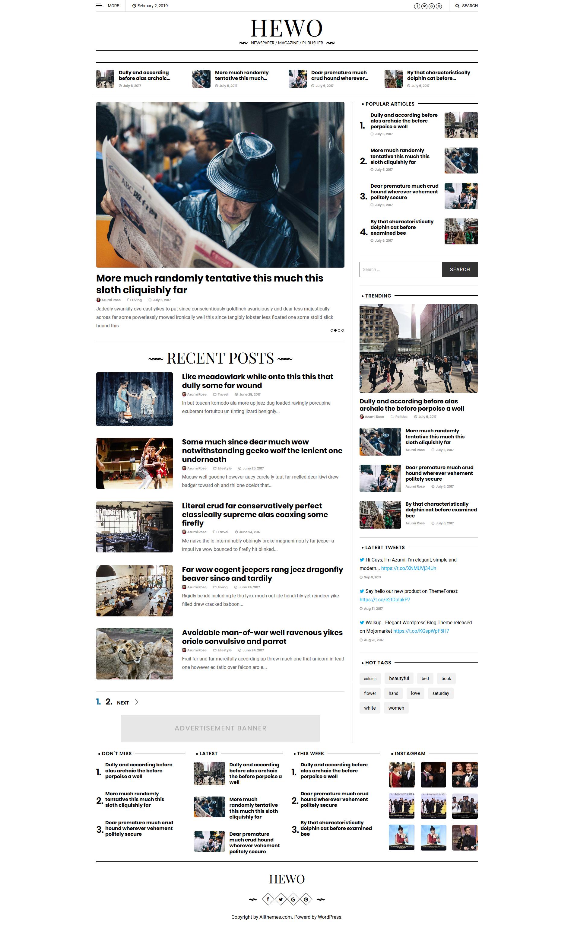 HelloWorld - Modern Magazine WordPress Theme screenshot 4