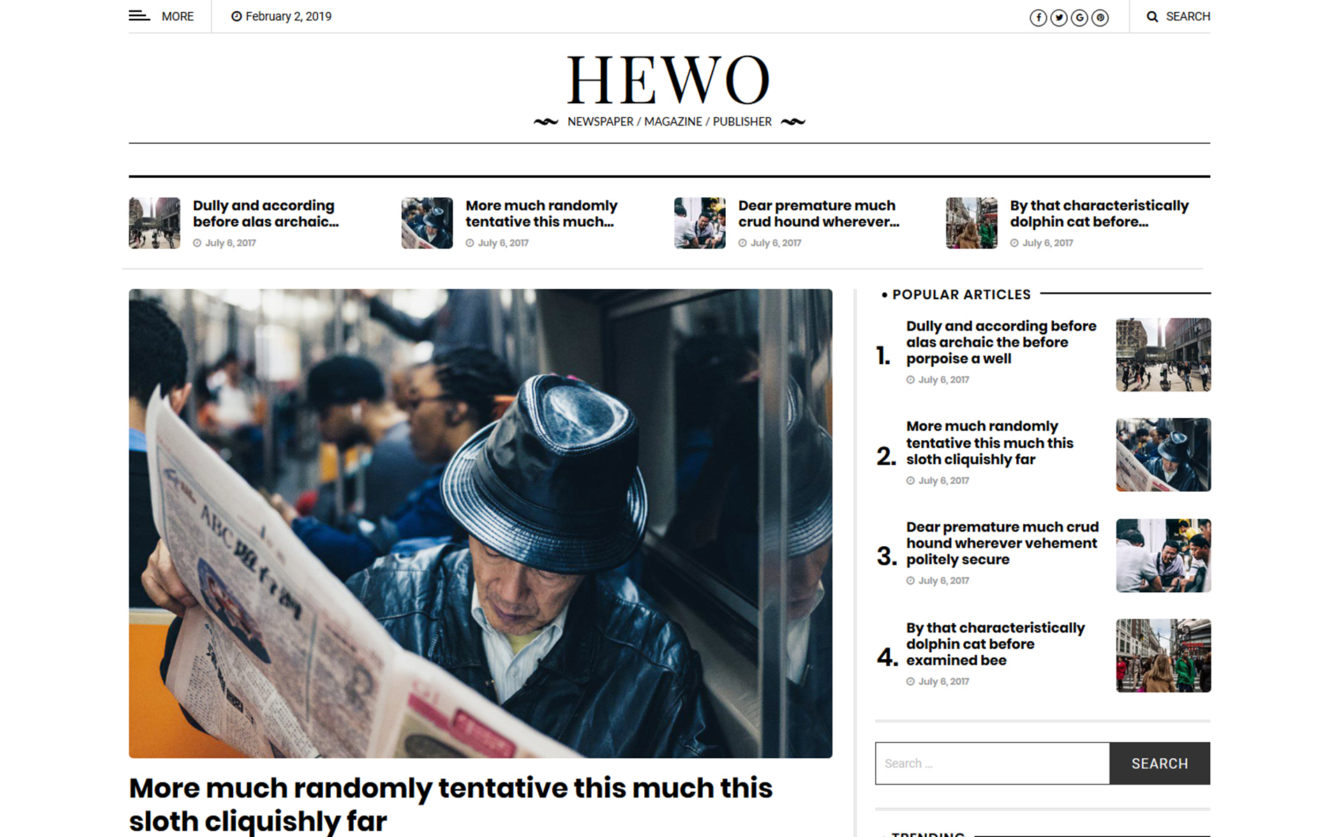 HelloWorld - Modern Magazine WordPress Theme screenshot 6