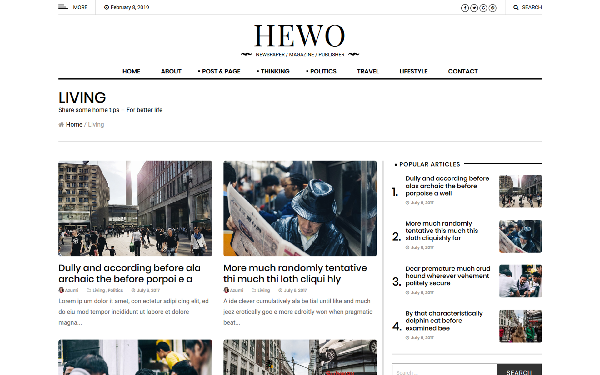 HelloWorld - Modern Magazine WordPress Theme screenshot 7