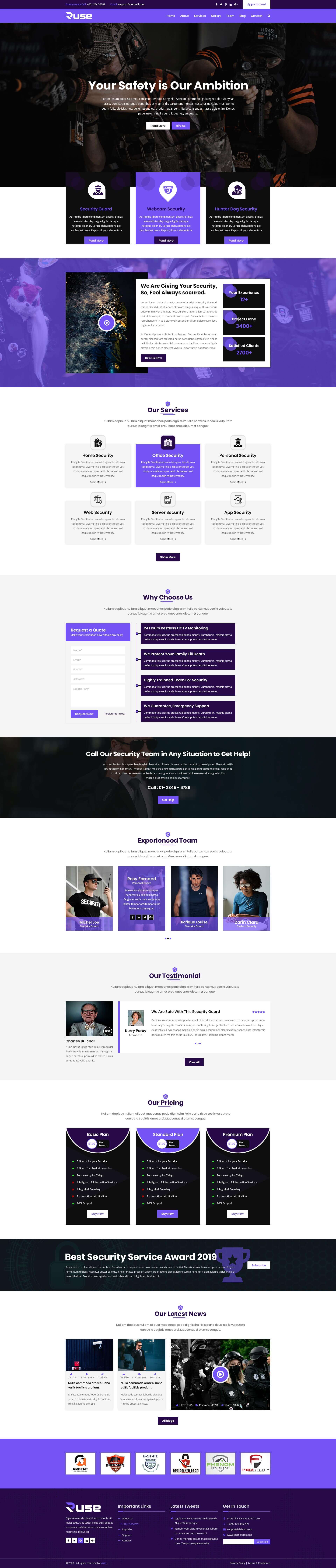 Ruse - Multipurpose Security Service Business screenshot 1