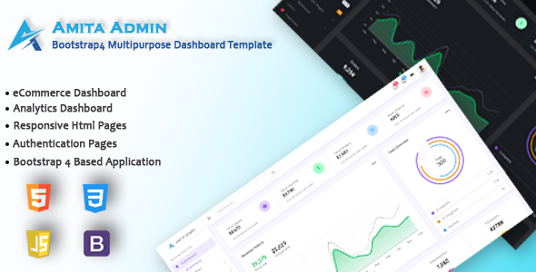 Amita - Bootstrap 4 Multipurpose Admin Dashboard Template Amita - Bootstrap 4 Multipurpose Admin Dashboard Template - Admin Templates