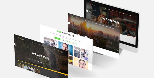 Valli - Corporate and Business One Page Responsive HTML Template screenshot 3