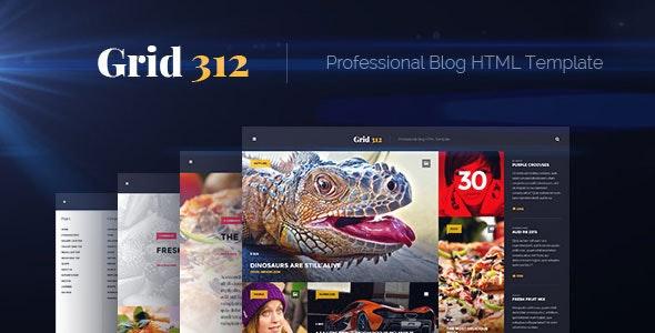 Grid312 - Creative Blog HTML Template
