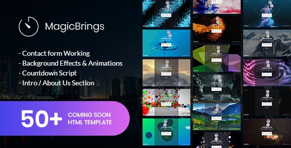 Magic Brings | Ultimate Coming Soon HTML Template Magic Brings | Ultimate Coming Soon HTML Template - Under Construction