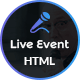 Live Event - Conference, Event & Meetup HTML Template