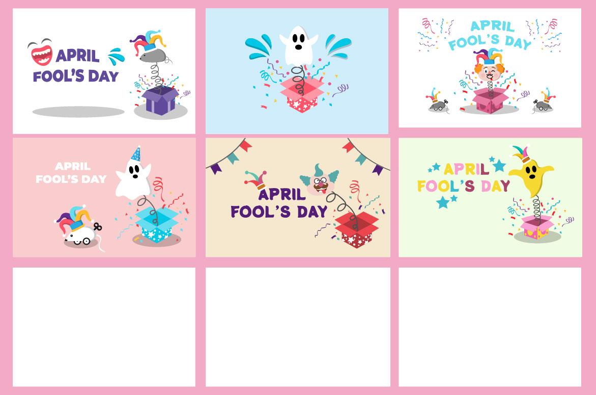 23 Happy April Fools' Day Illustration screenshot 3