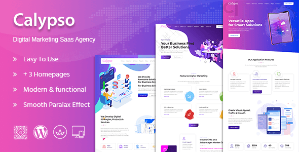 Calypso - Agency WordPress Theme Calypso - Agency WordPress Theme