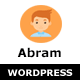 Abram - One Page Personal Portfolio WordPress Theme