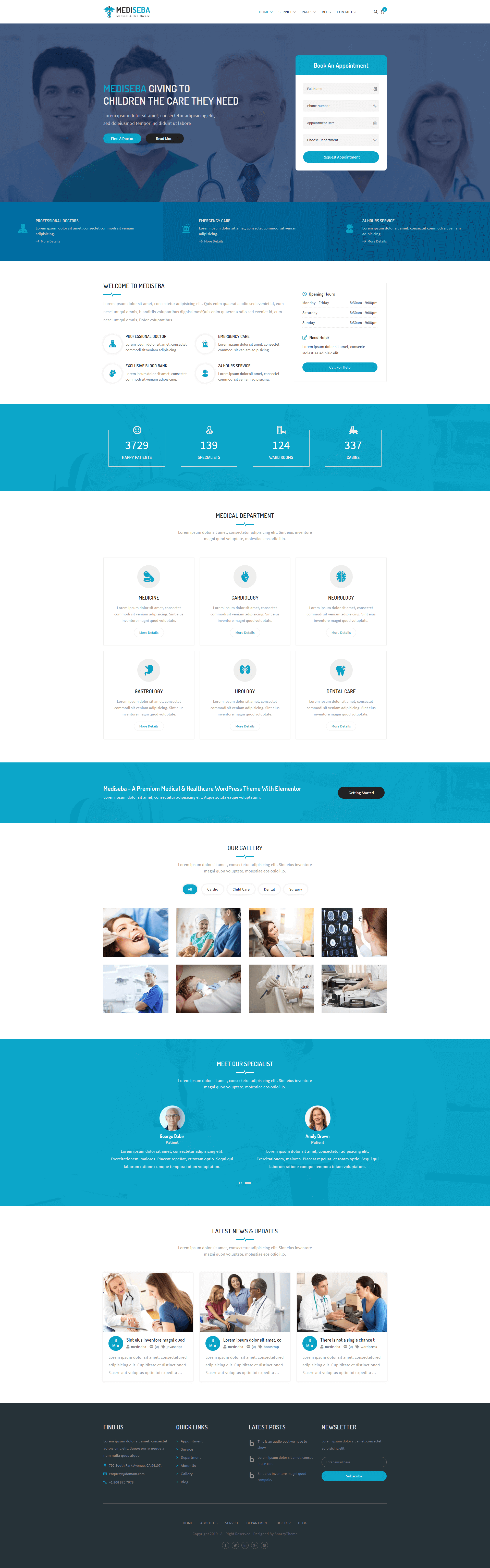 Mediseba - Medical & Healthcare Wordpress Theme screenshot 4