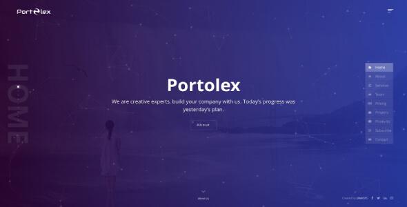 Portolex - Creative Website Template for Agency, Business and Portfolio screenshot 2