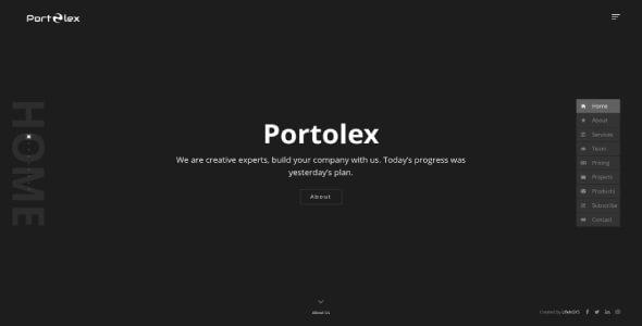 Portolex - Creative Website Template for Agency, Business and Portfolio screenshot 3