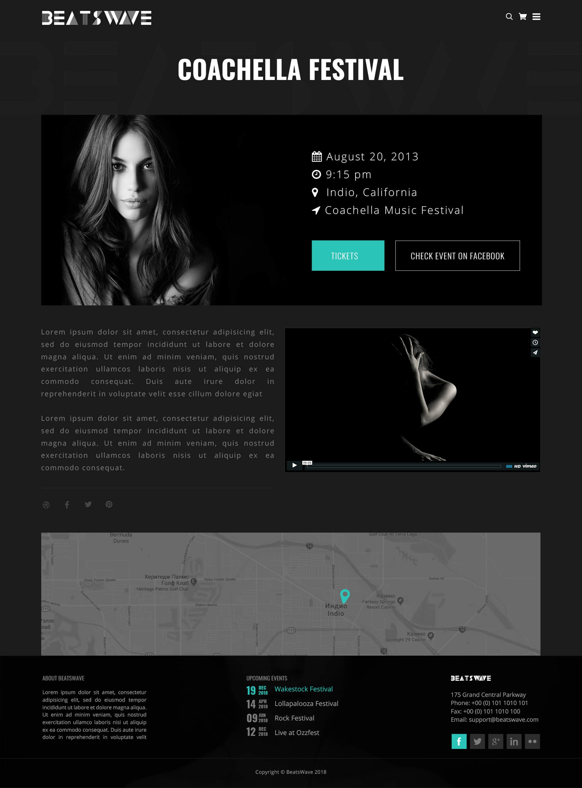 Beatswave | PSD Designed Template for Bands, Musicians, Artists and the Music Industry screenshot 6