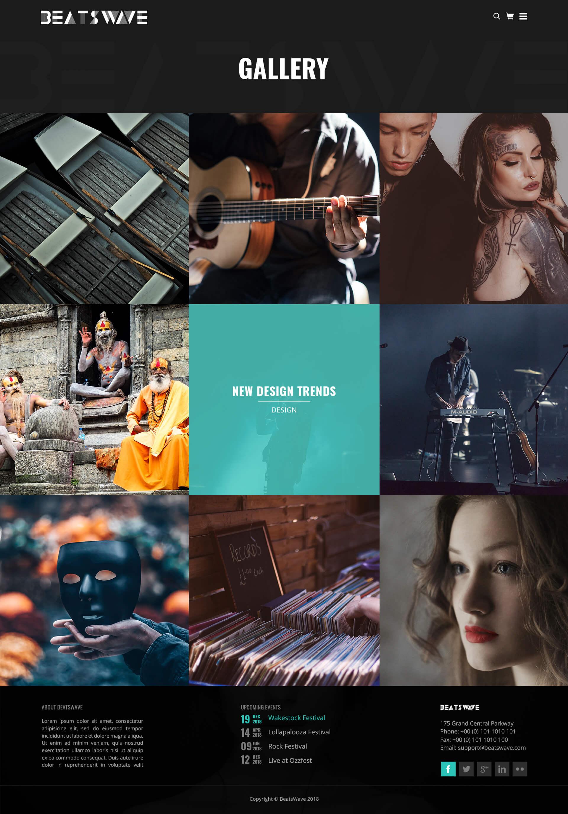 Beatswave | PSD Designed Template for Bands, Musicians, Artists and the Music Industry screenshot 9