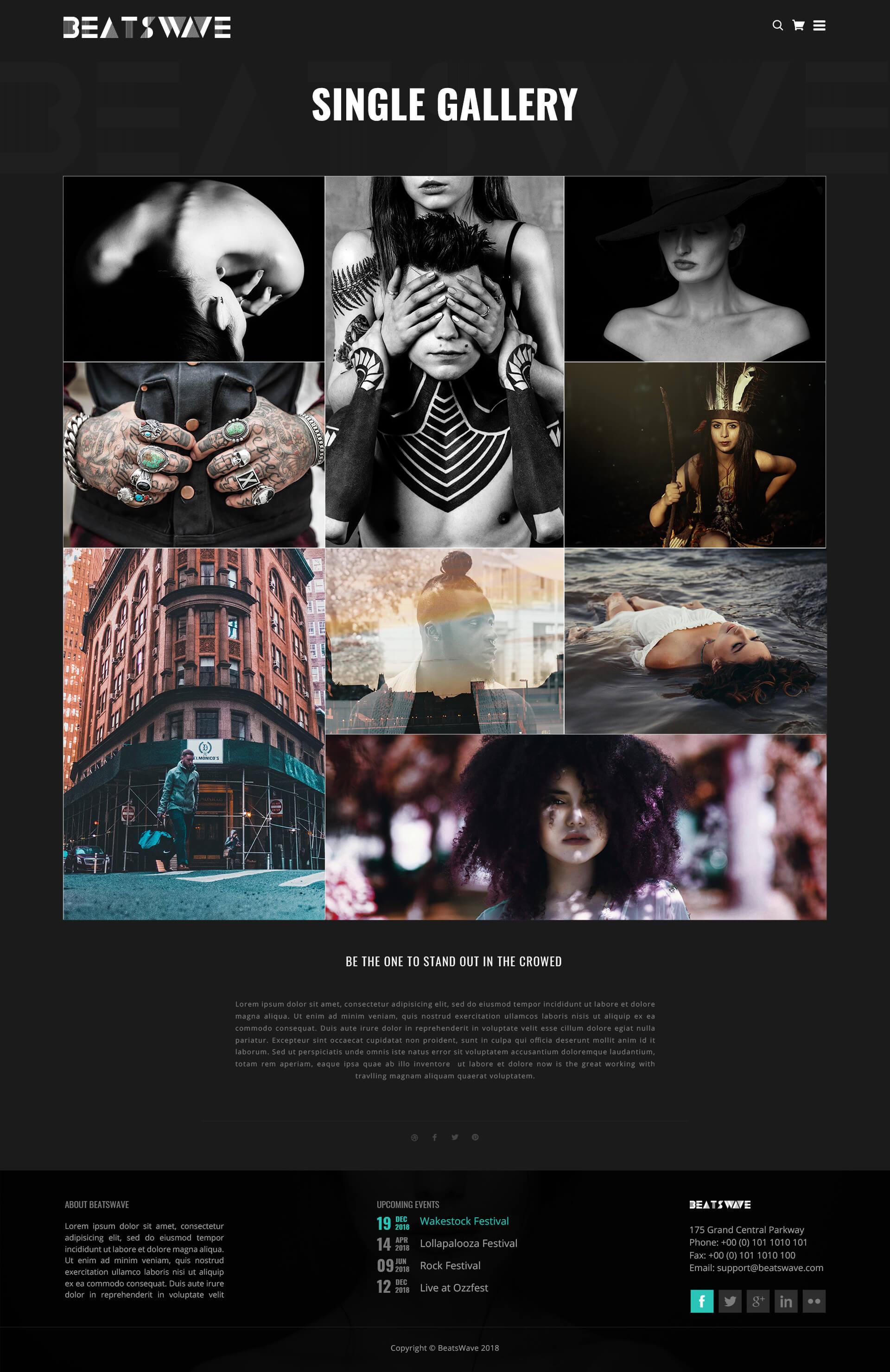 Beatswave | PSD Designed Template for Bands, Musicians, Artists and the Music Industry screenshot 10