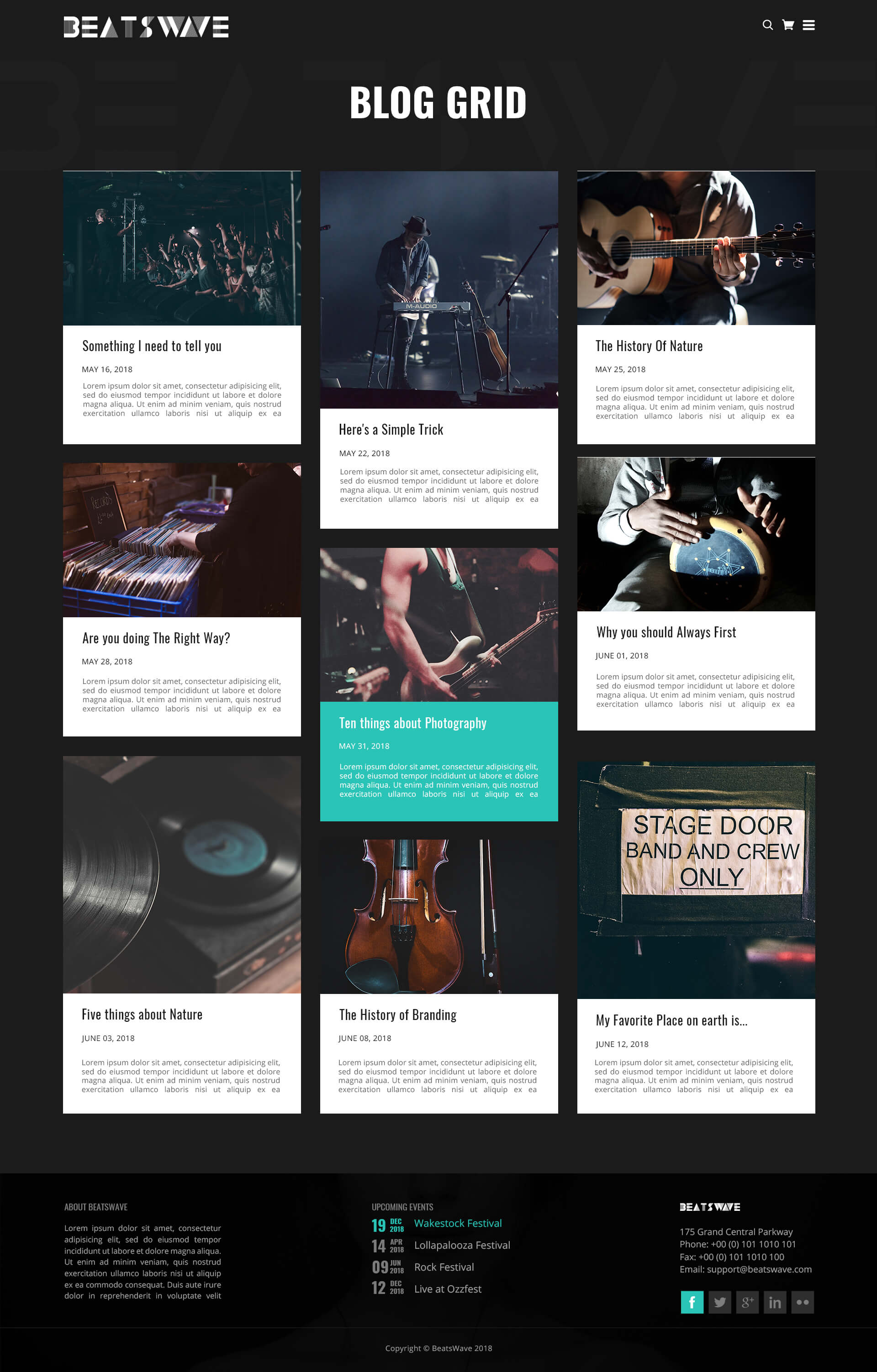 Beatswave | PSD Designed Template for Bands, Musicians, Artists and the Music Industry screenshot 11