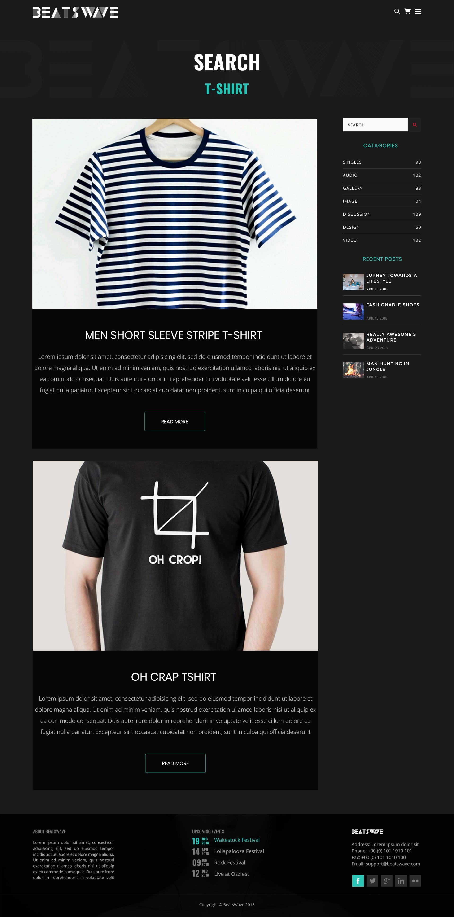 Beatswave | PSD Designed Template for Bands, Musicians, Artists and the Music Industry screenshot 19