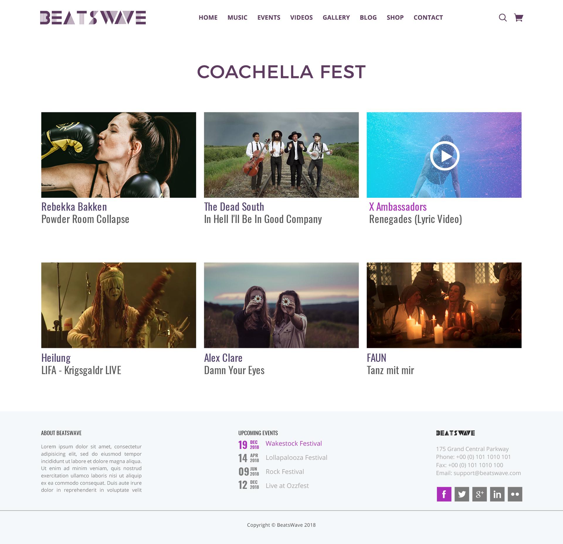 Beatswave | PSD Designed Template for Bands, Musicians, Artists and the Music Industry screenshot 30