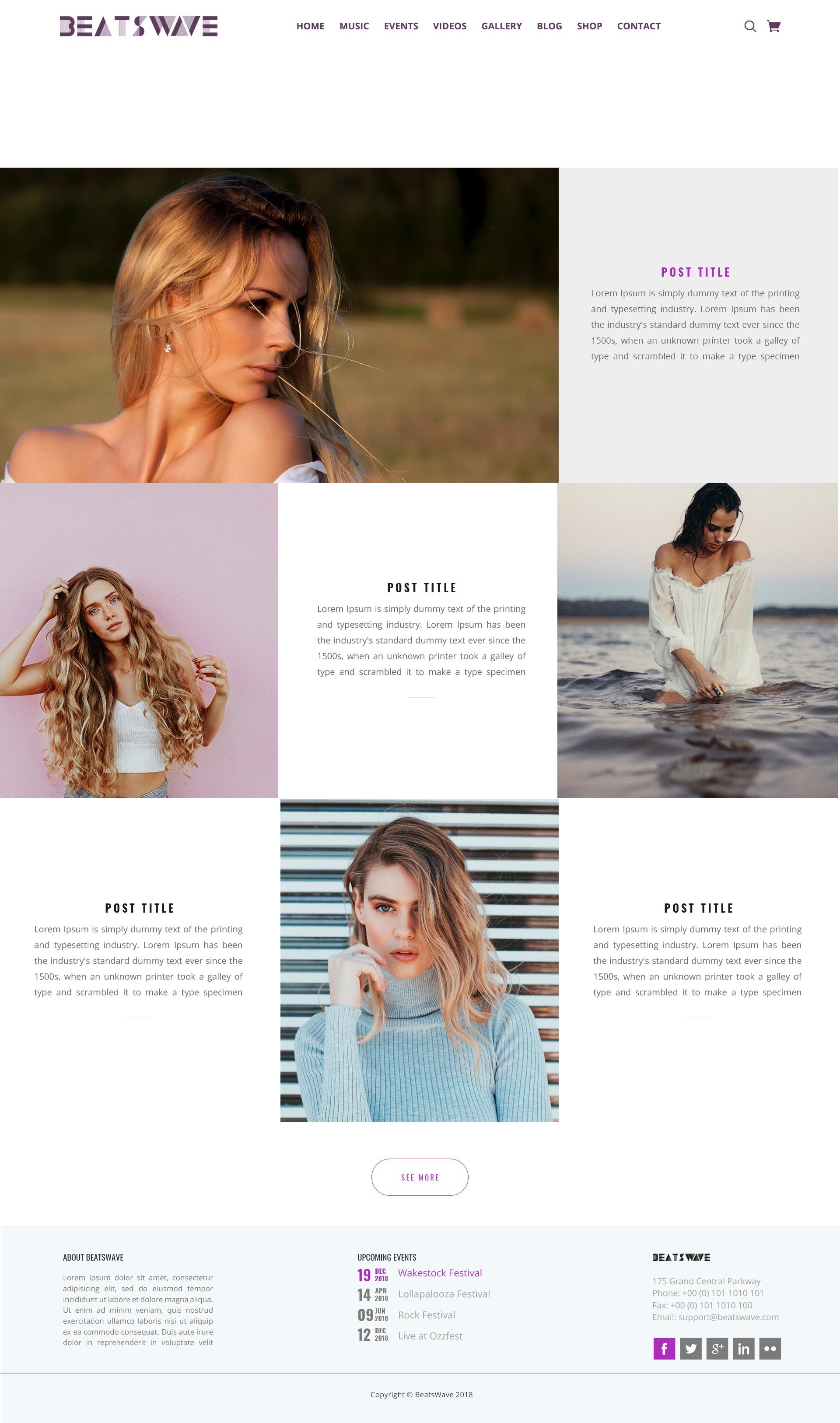 Beatswave | PSD Designed Template for Bands, Musicians, Artists and the Music Industry screenshot 37