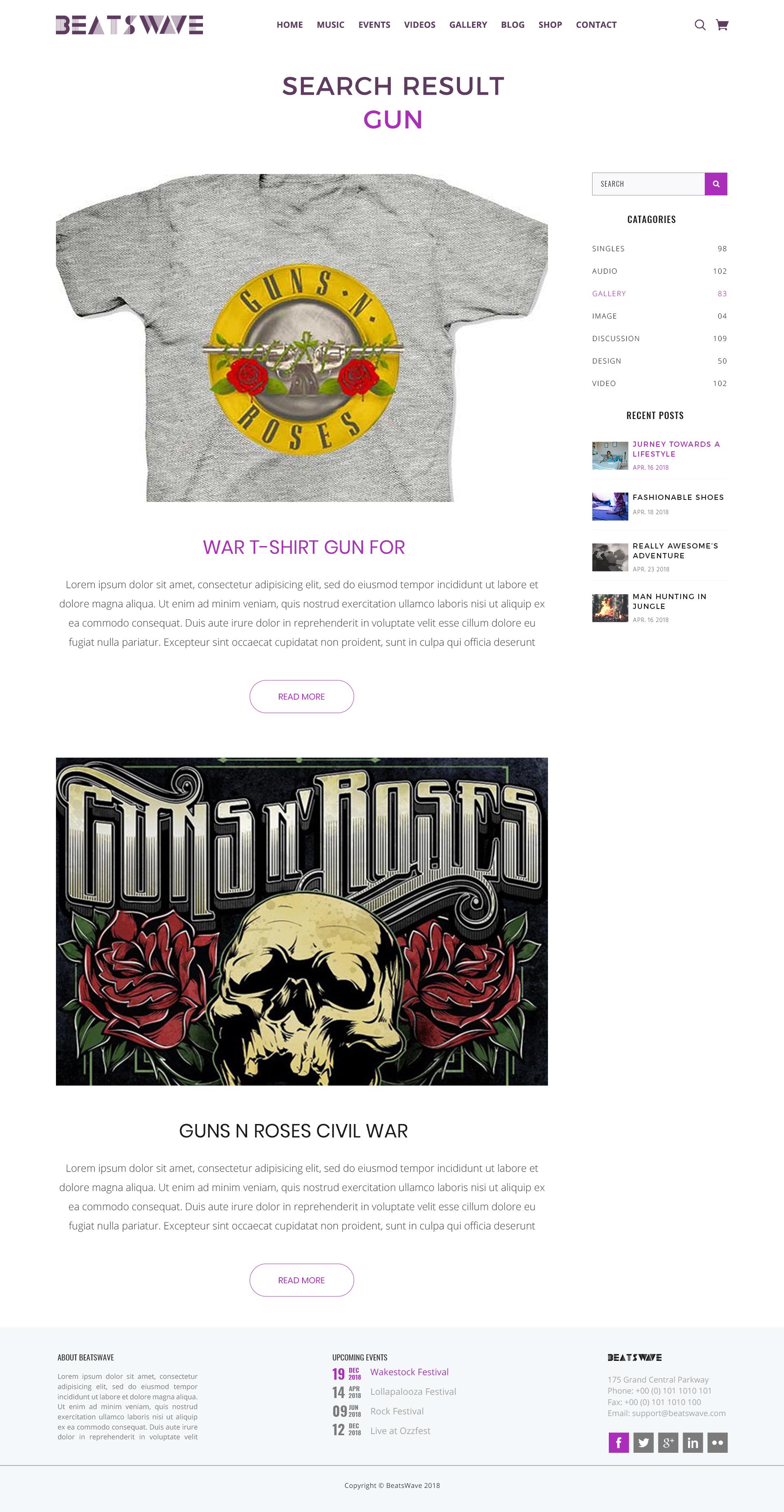 Beatswave | PSD Designed Template for Bands, Musicians, Artists and the Music Industry screenshot 42