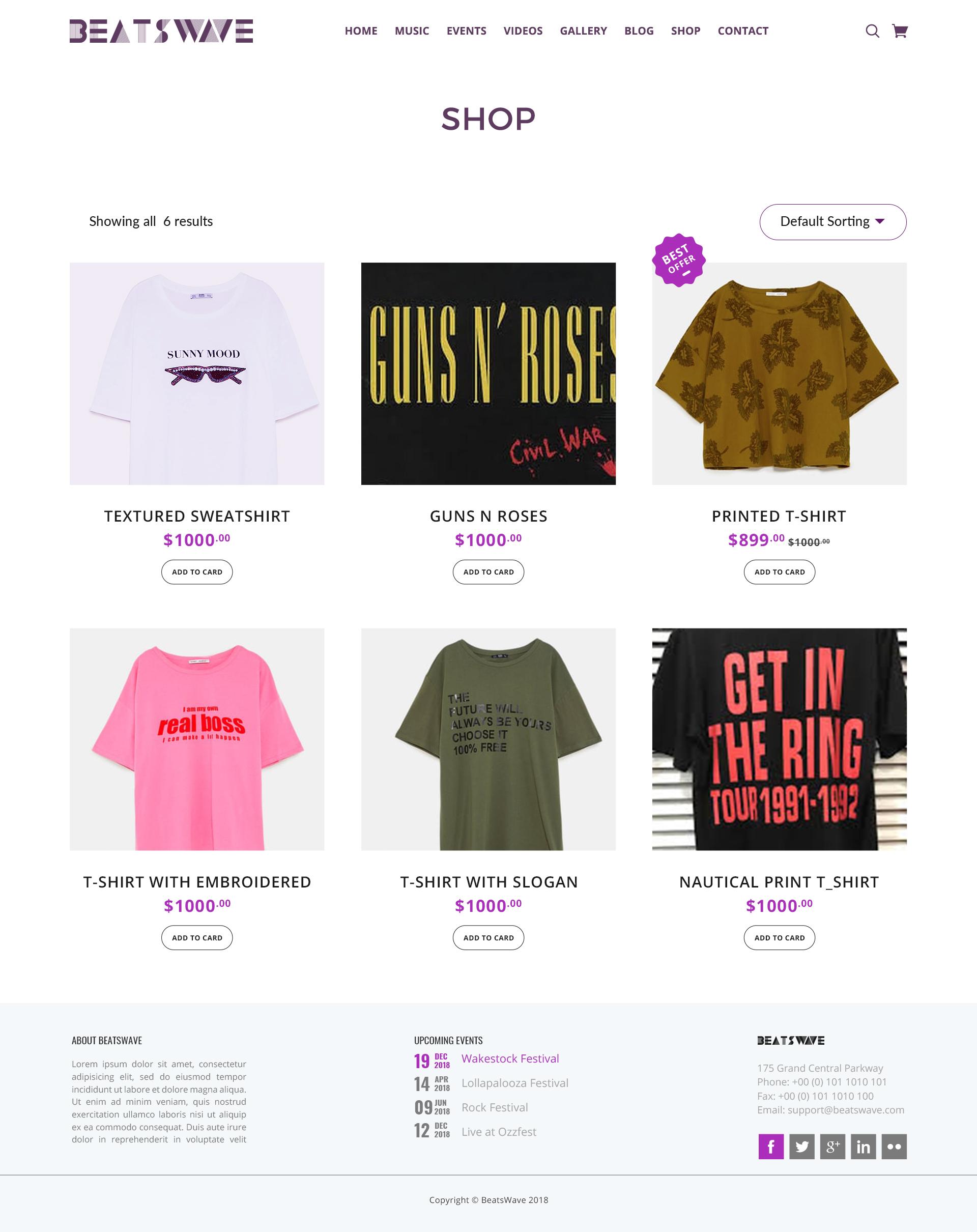 Beatswave | PSD Designed Template for Bands, Musicians, Artists and the Music Industry screenshot 43