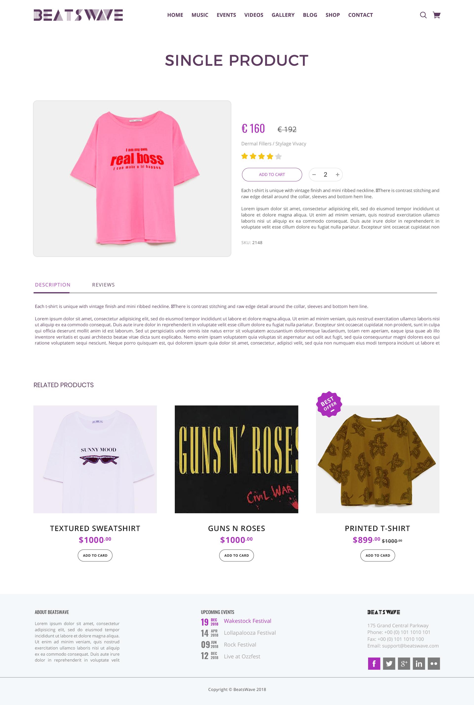 Beatswave | PSD Designed Template for Bands, Musicians, Artists and the Music Industry screenshot 44