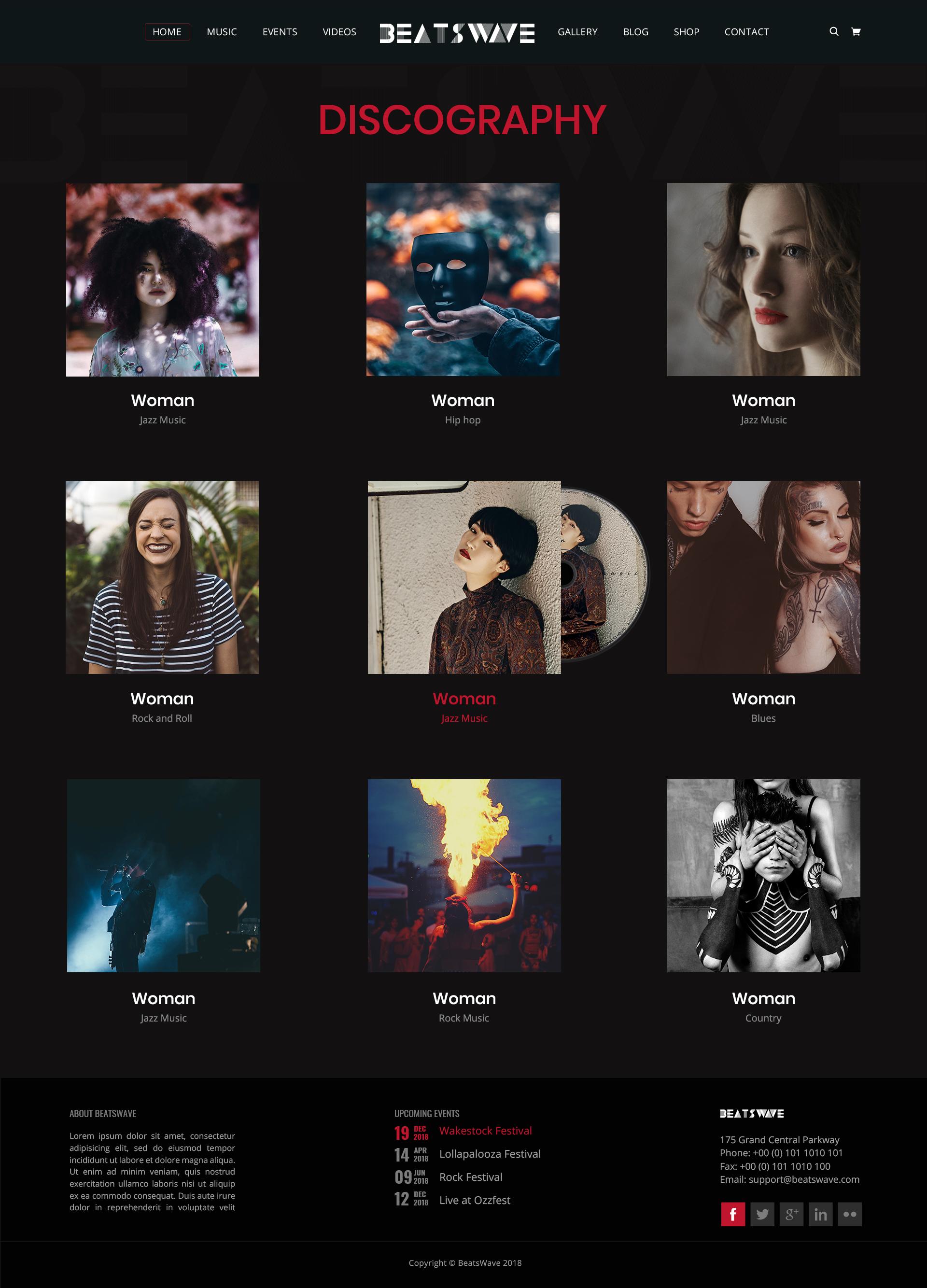 Beatswave | PSD Designed Template for Bands, Musicians, Artists and the Music Industry screenshot 47