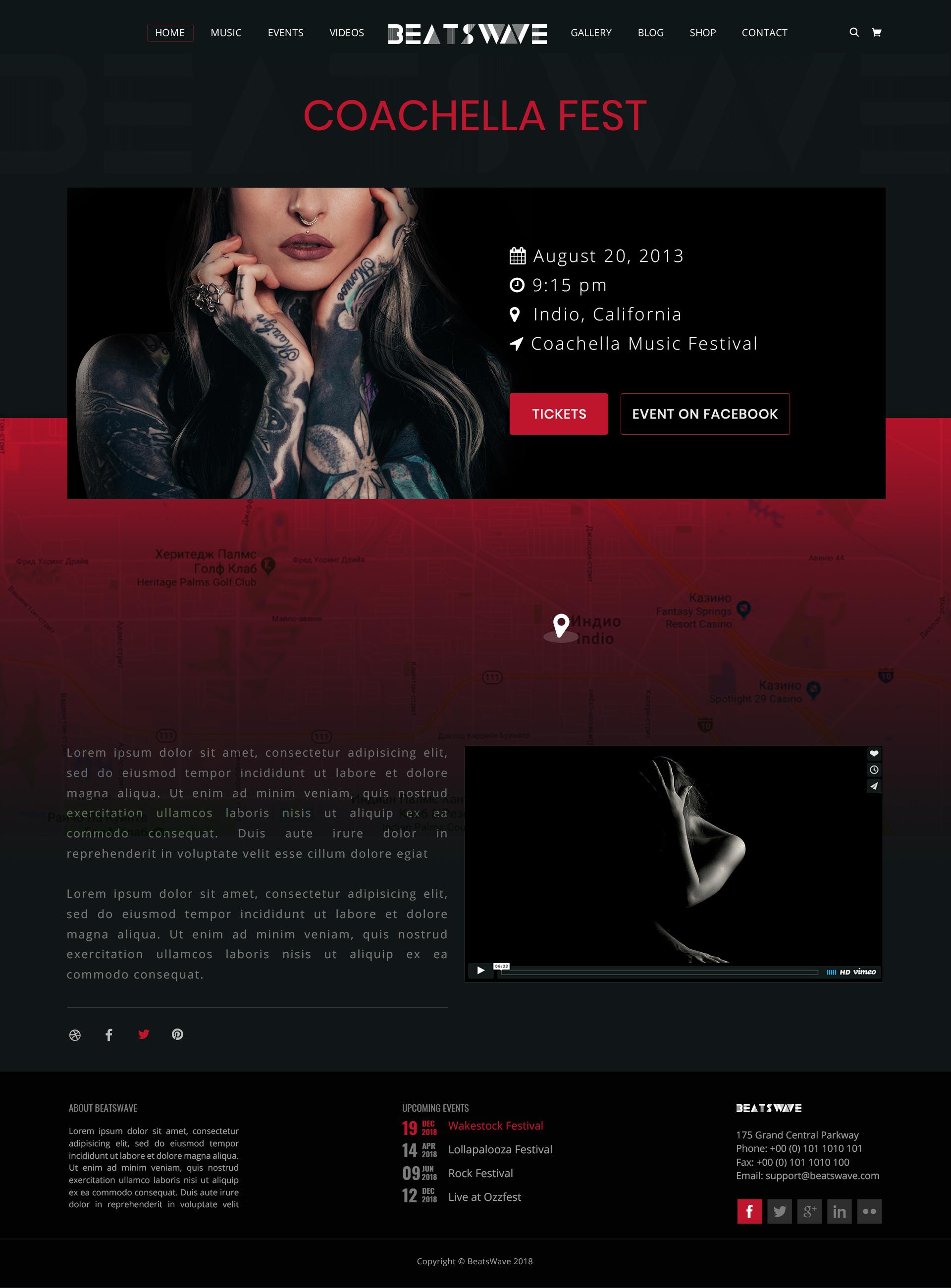 Beatswave | PSD Designed Template for Bands, Musicians, Artists and the Music Industry screenshot 50
