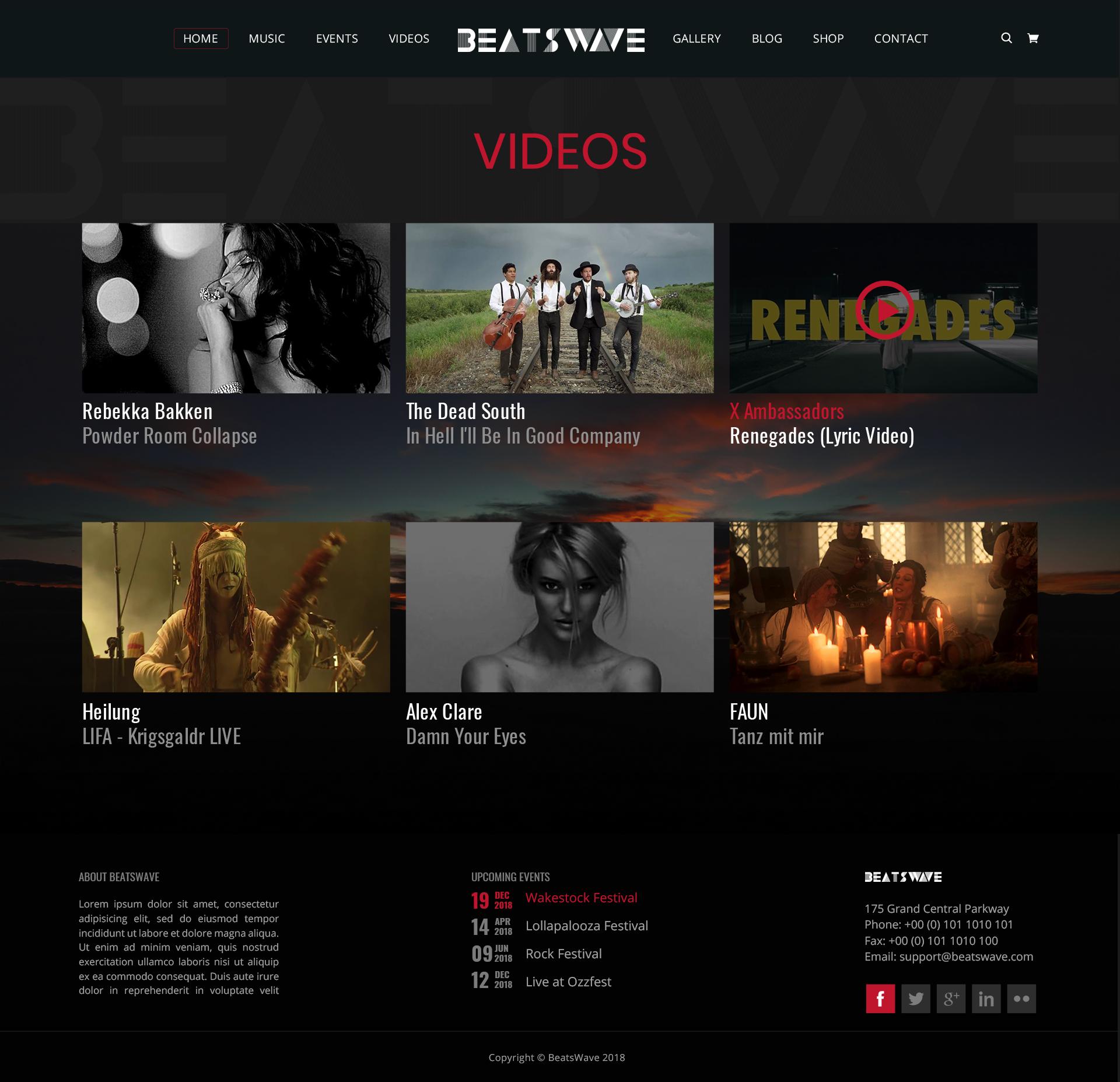 Beatswave | PSD Designed Template for Bands, Musicians, Artists and the Music Industry screenshot 51