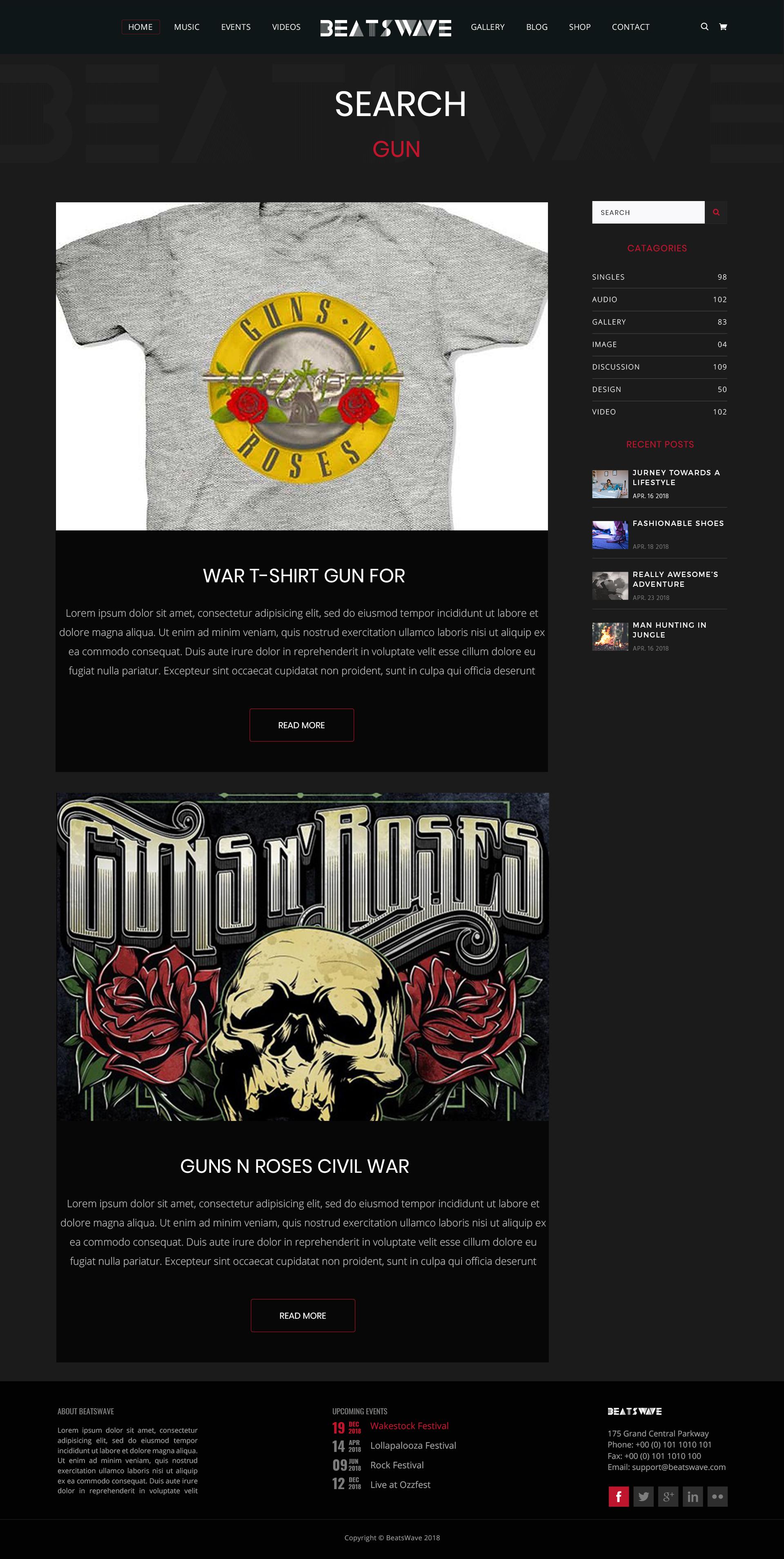 Beatswave | PSD Designed Template for Bands, Musicians, Artists and the Music Industry screenshot 63