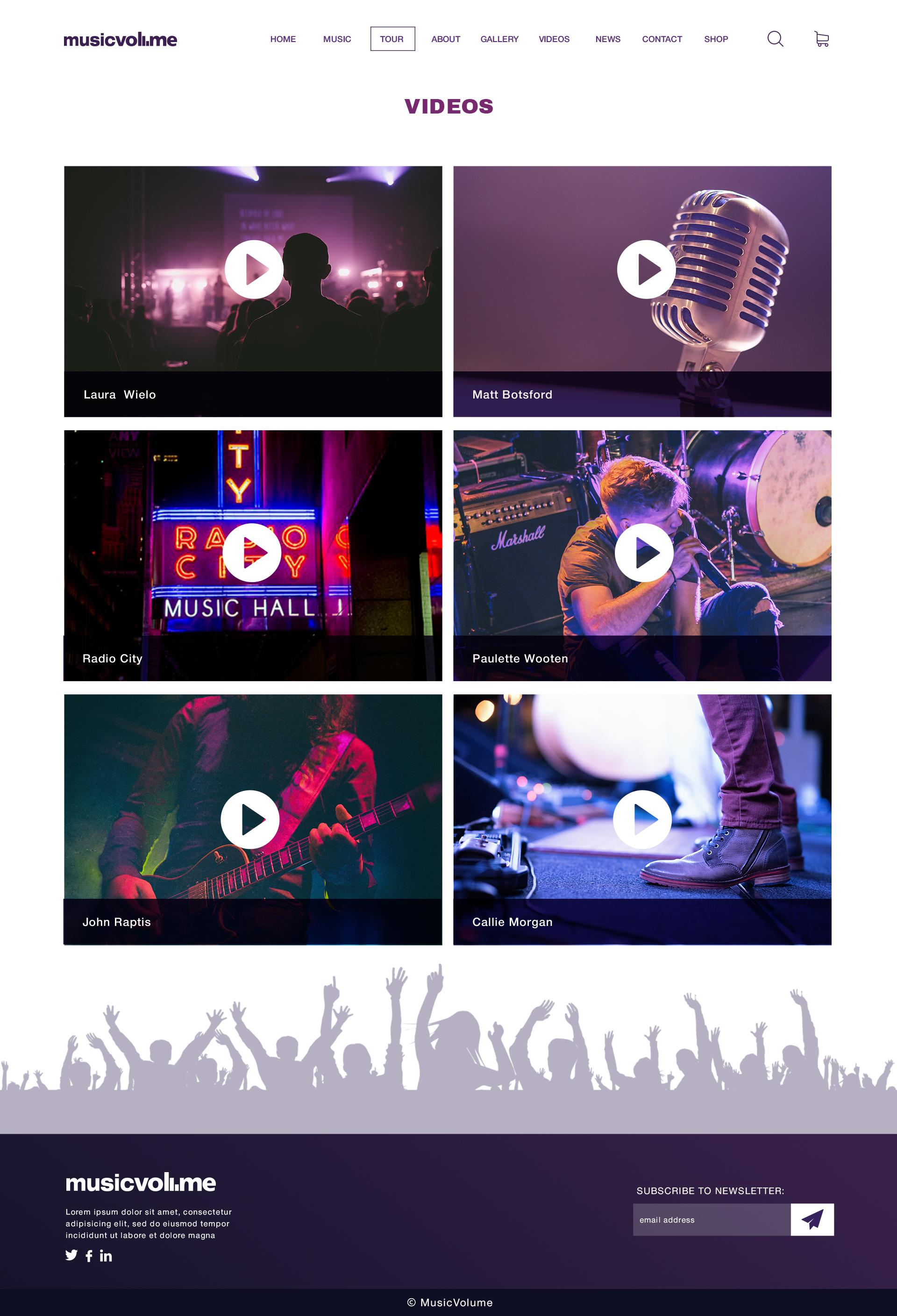 Musicvolume | PSD Theme for Bands, Musicians, Artists and the Music Industry screenshot 12