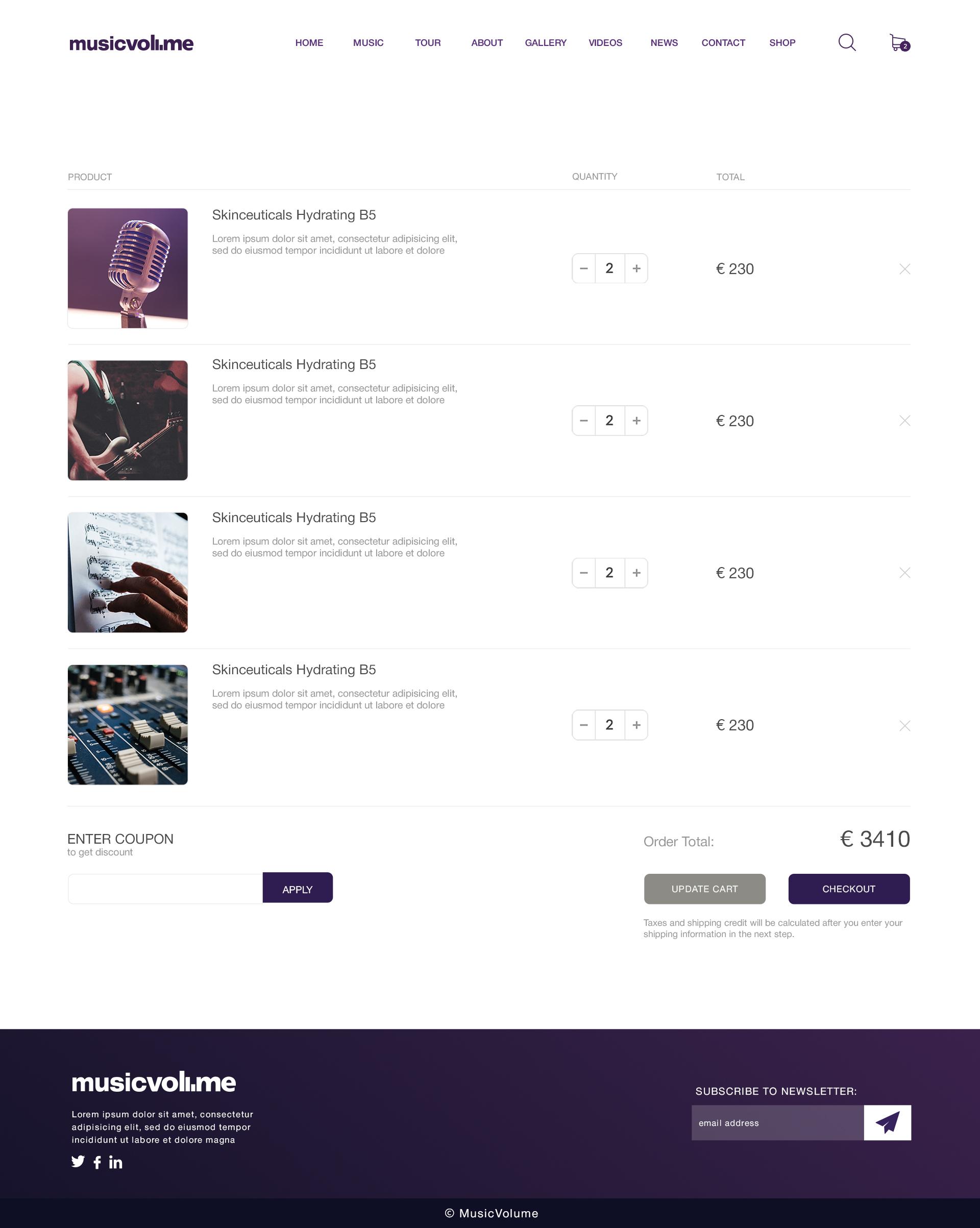 Musicvolume | PSD Theme for Bands, Musicians, Artists and the Music Industry screenshot 21
