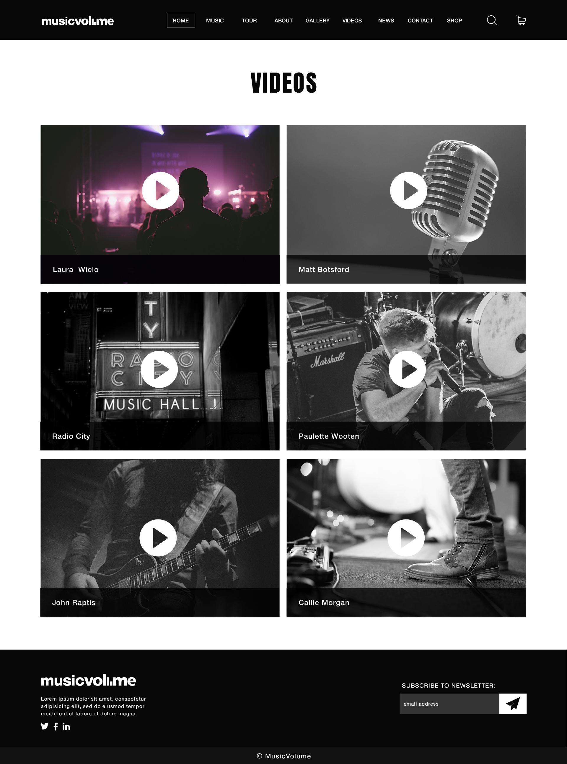 Musicvolume | PSD Theme for Bands, Musicians, Artists and the Music Industry screenshot 39