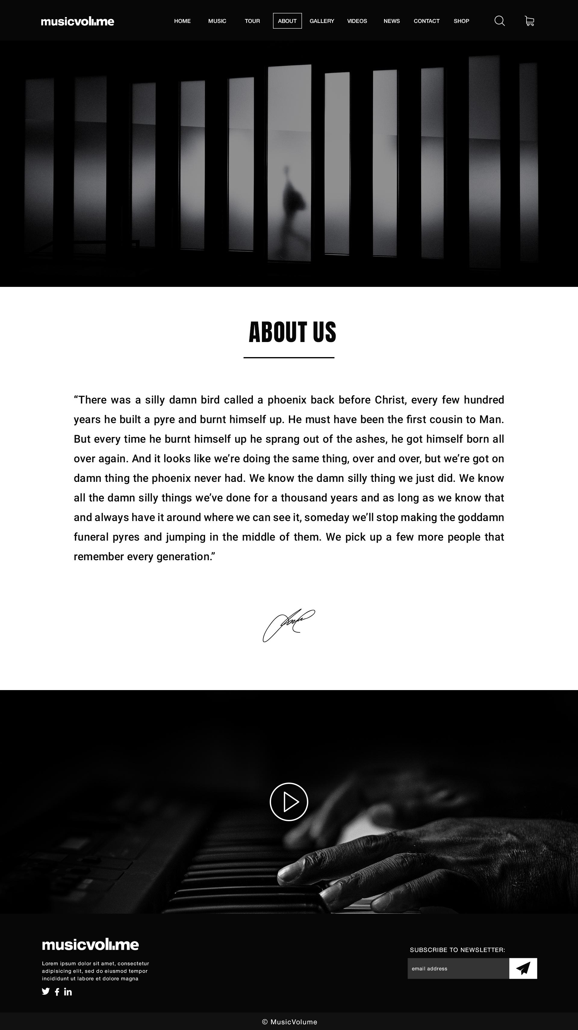 Musicvolume | PSD Theme for Bands, Musicians, Artists and the Music Industry screenshot 46