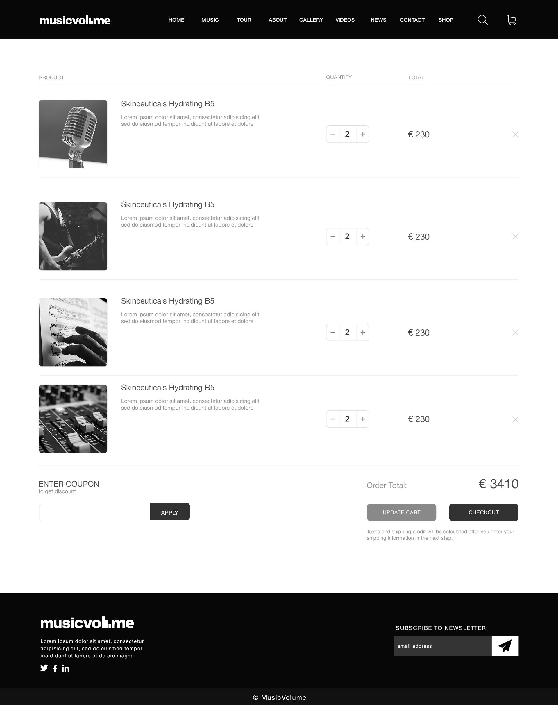 Musicvolume | PSD Theme for Bands, Musicians, Artists and the Music Industry screenshot 48
