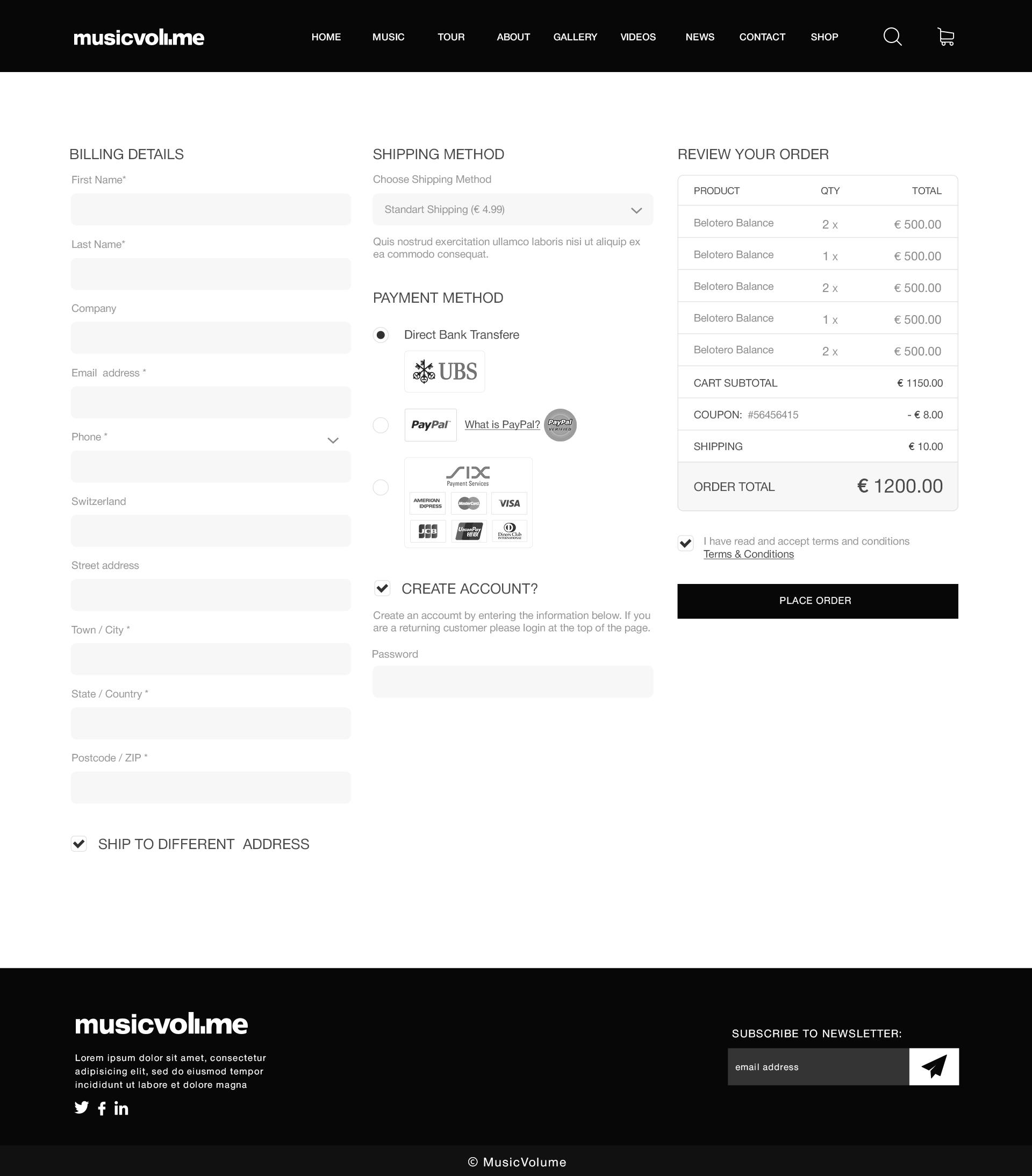 Musicvolume | PSD Theme for Bands, Musicians, Artists and the Music Industry screenshot 49