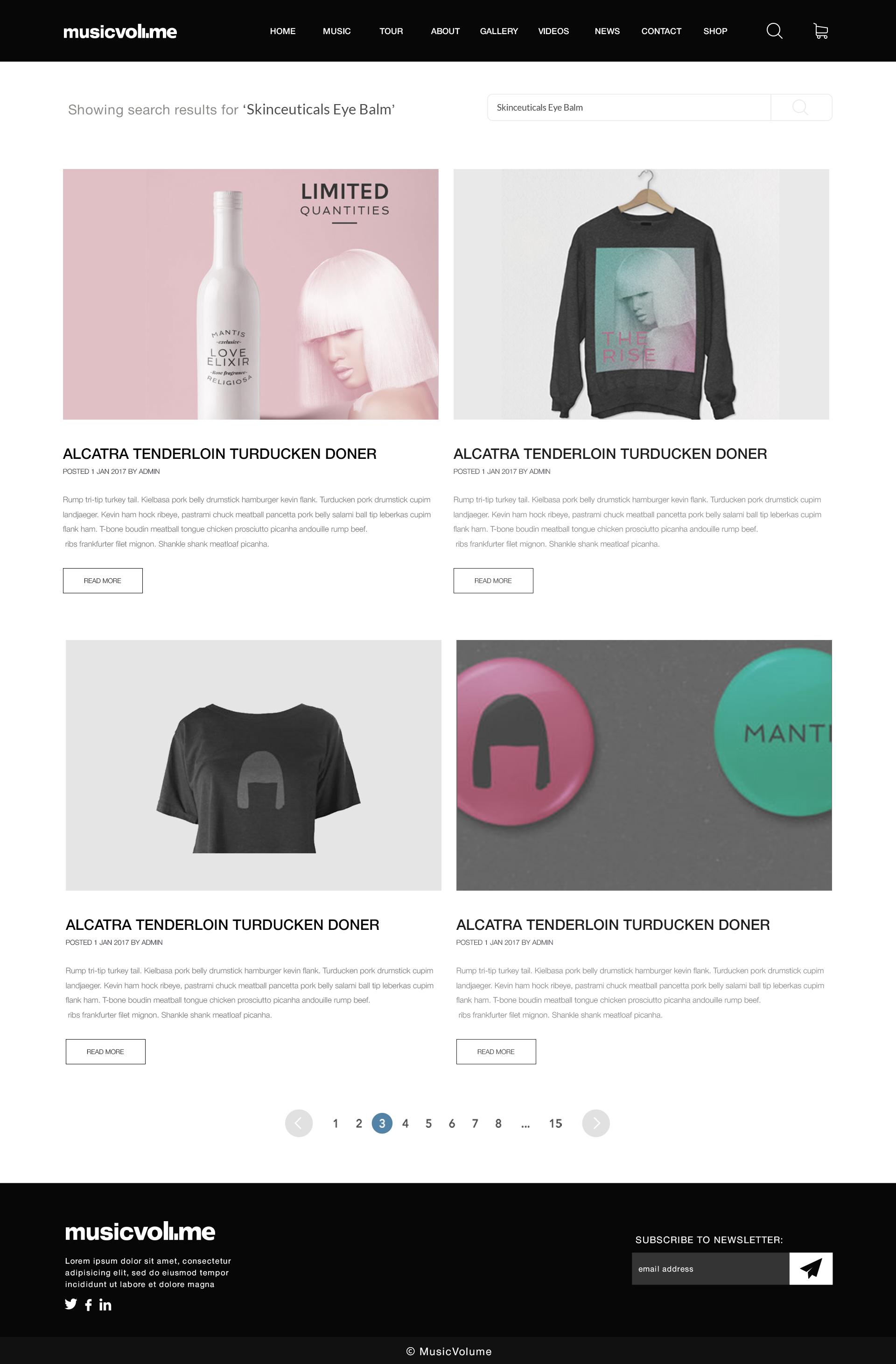 Musicvolume | PSD Theme for Bands, Musicians, Artists and the Music Industry screenshot 52