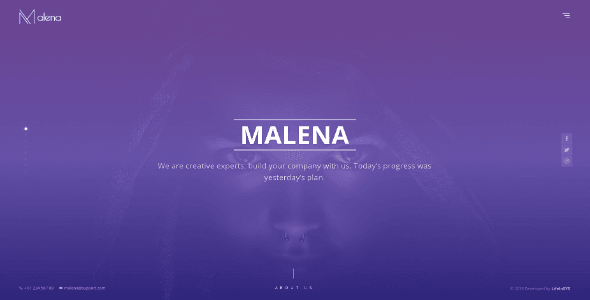 Malena - Creative Portfolio Template screenshot 5