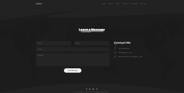 JONJUL - vCard / CV / Resume / Portfolio Template screenshot 3