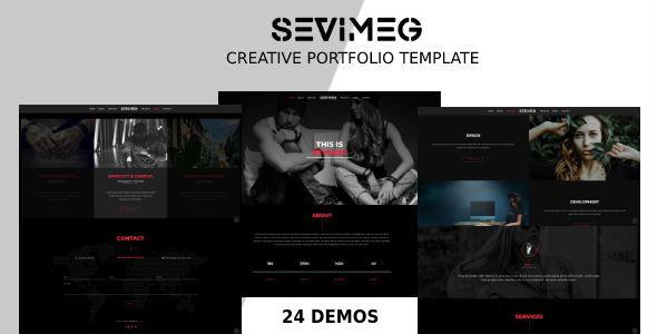 Sevimeg - Creative Photography Portfolio Template screenshot 1