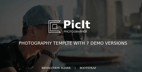 PicIt - Fullscreen Photography HTML Template