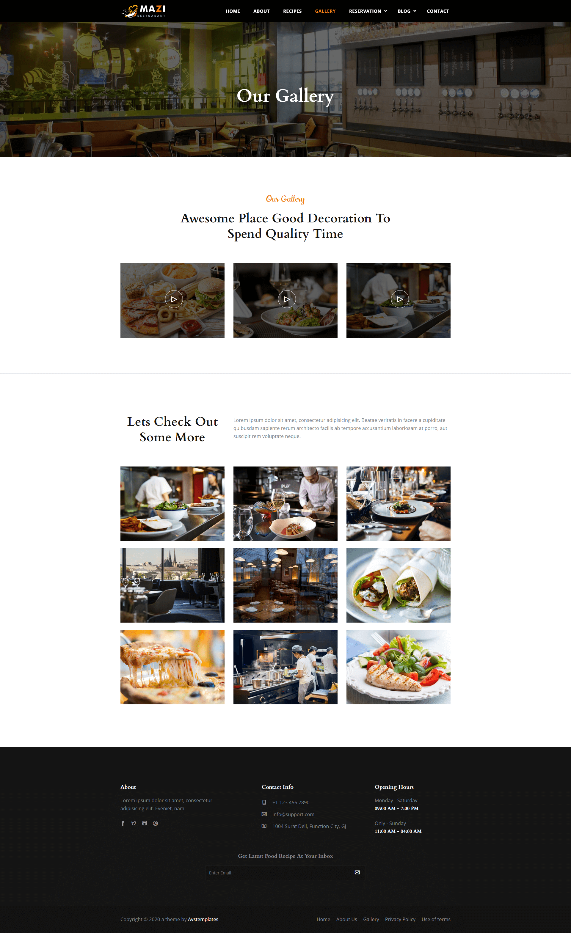 Mazi - Fast Food & Restaurant HTML Template screenshot 4
