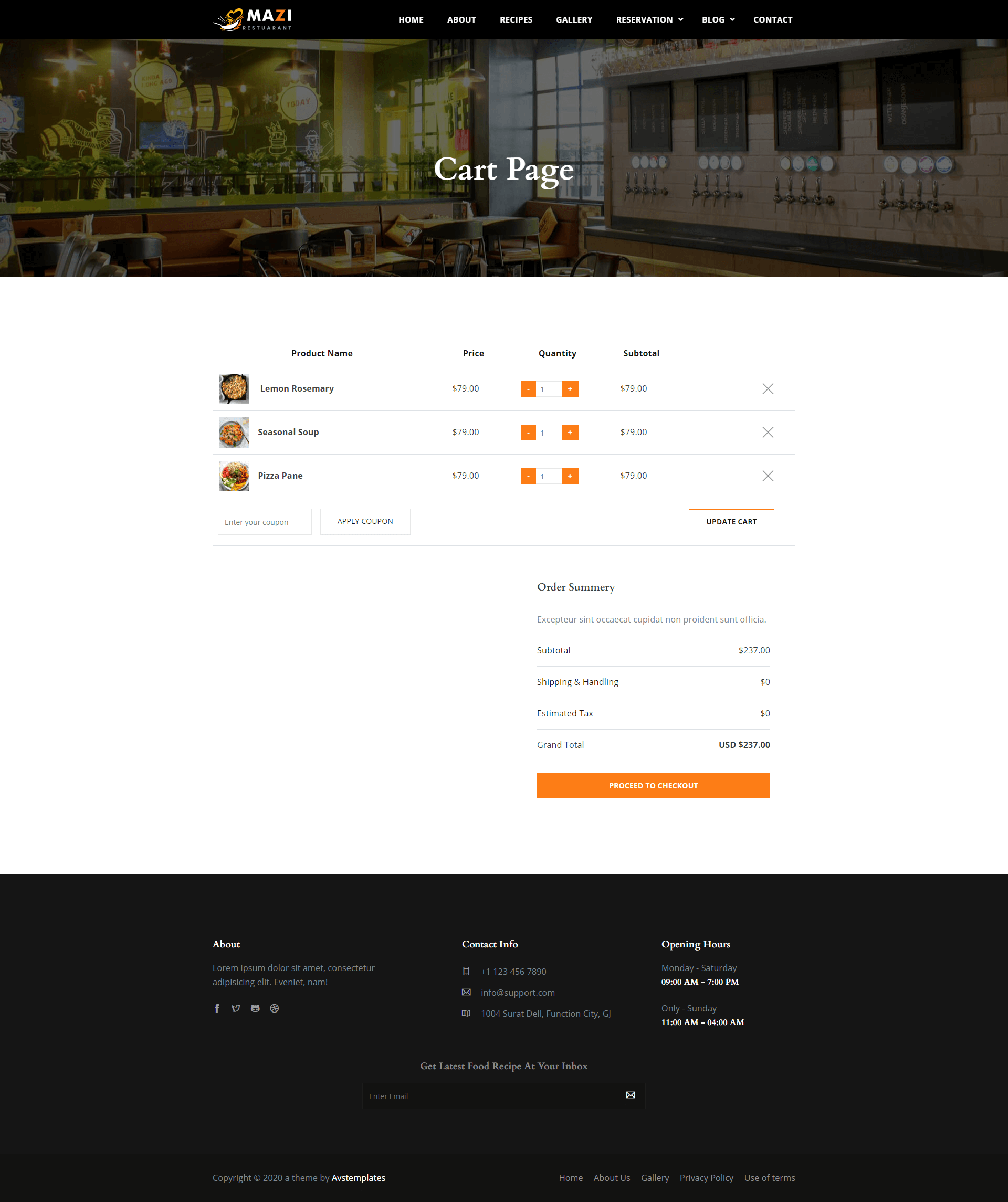 Mazi - Fast Food & Restaurant HTML Template screenshot 6