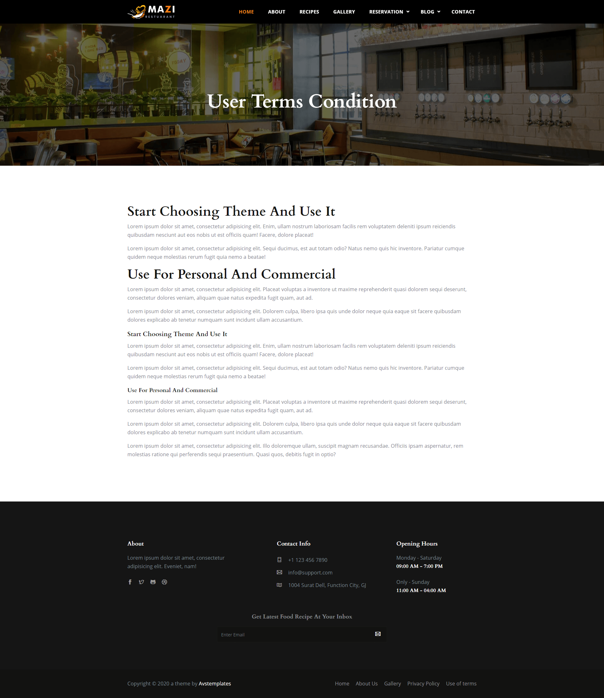 Mazi - Fast Food & Restaurant HTML Template screenshot 14