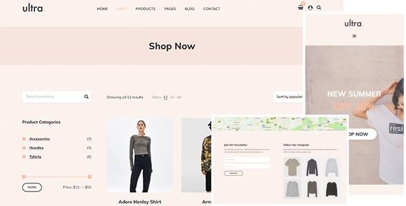 Ultrastore - Minimal WooCommerce Fashion WordPress Theme Ultrastore - Minimal WooCommerce Fashion WordPress Theme