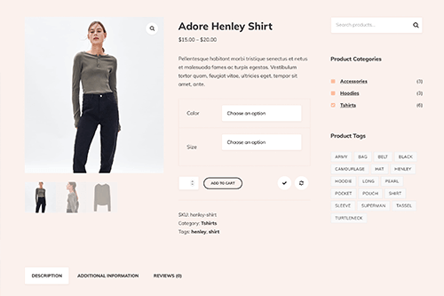 Ultrastore - Minimal WooCommerce Fashion WordPress Theme screenshot 2
