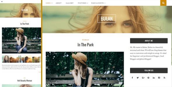 Bulan - WordPress Modern Theme for Bloggers Bulan - WordPress Modern Theme for Bloggers